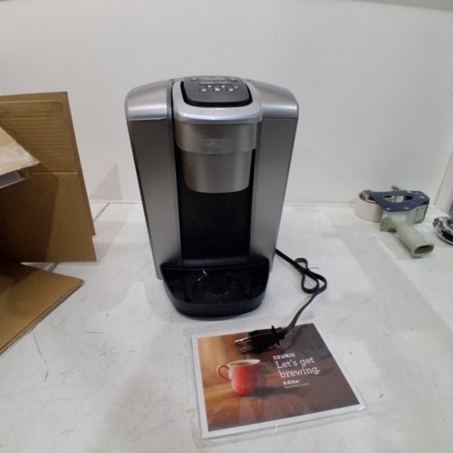 KEURIG K-ELITE PROGRAMMABLE SINGLE SERVE COFFEE MAKER WITH DIGITAL DISPLAY - BRUSHED SILVER (MODEL: K-ELITE K-90) image 3