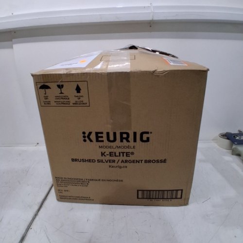 KEURIG K-ELITE PROGRAMMABLE SINGLE SERVE COFFEE MAKER WITH DIGITAL DISPLAY - BRUSHED SILVER (MODEL: K-ELITE K-90) image 6