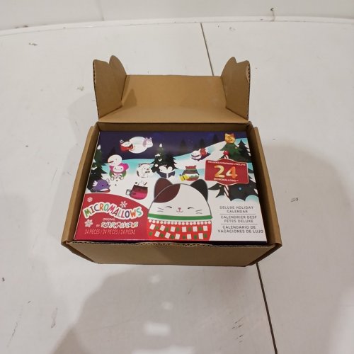 24PC MICROMALLOWS BY SQUISHMALLOW DELUXE HOLIDAY CALENDAR, ADVENT BOX - MINI PLUSH COLLECTION - CHRISTMAS image 3
