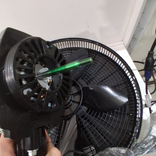 LASKO 1827 ADJUSTABLE ELEGANCE AND PERFORMANCE PEDESTAL FAN - BLACK - 18" image 2