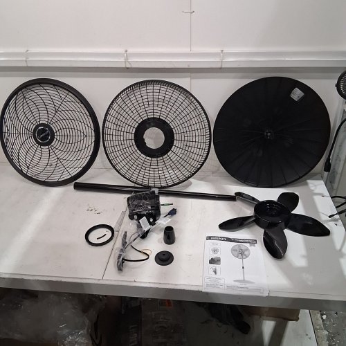 LASKO 1827 ADJUSTABLE ELEGANCE AND PERFORMANCE PEDESTAL FAN - BLACK - 18" image 3