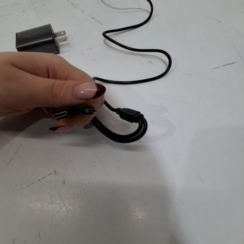 2PC MICRO USB/USC-C DUAL CHARGER CORD WITH CHARGING BLOCK - BLACK image 4
