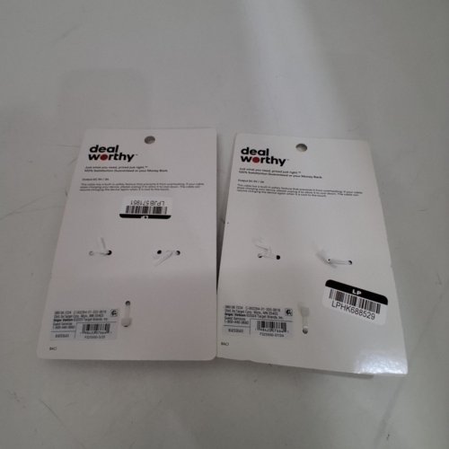 2 DEALWORTHY USB-A TO USB-C CHARGING CABLES - 5FT EACH - BLACK image 4