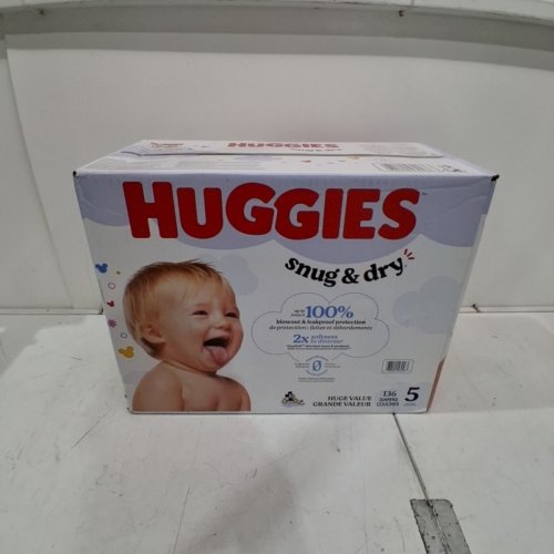 136PK HUGGIES DISNEY BABY SNUG AND DRY DISPOSABLE DIAPERS - SIZE 5 (27LB+) image 2