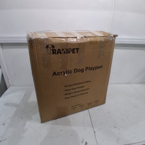 10PC PRAXIPET ACRYLIC INDOOR DOG PLAYPEN WITH MAT - 24" TALL image 5