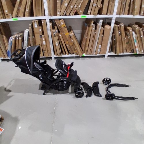 BABY TREND DOUBLE STROLLER - BLACK (MODEL: NC76072A) image 3