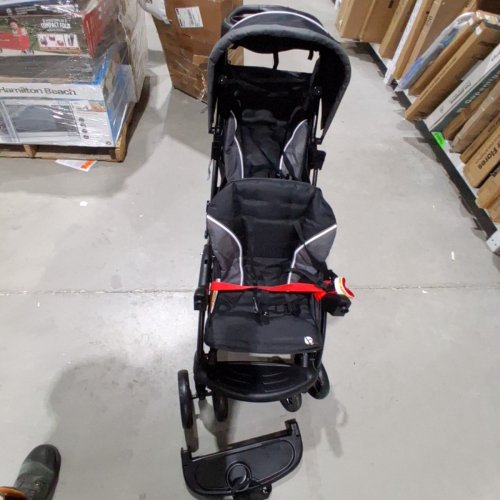 BABY TREND DOUBLE STROLLER - BLACK (MODEL: NC76072A) image 4