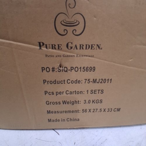 PURE GARDEN GARDEN STORAGE CART AND SCOOTER WITH SEAT - GREEN image 2