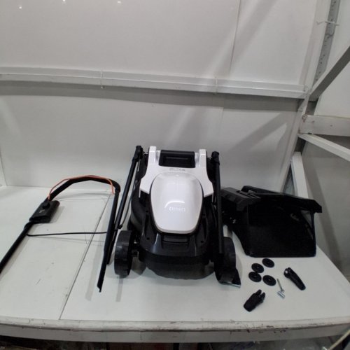 LITHELI CORDLESS BRUSHLESS LAWN MOWER WITH BATTERY - 20V - 13" - WHITE/BLACK (MODEL: U20LM00-0A120) image 2