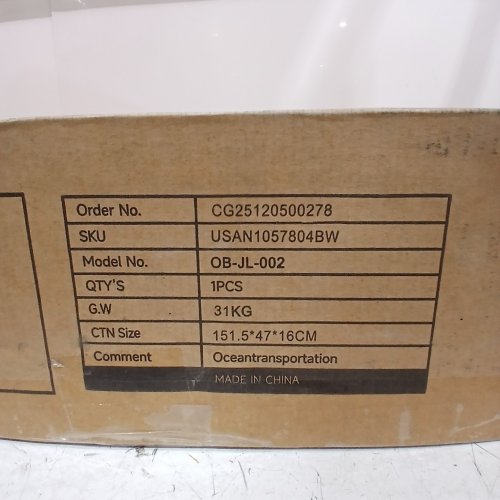 TAMBOUR DOOR SIDEBOARD STORAGE CABINET - 40" X 29" - BROWN (MODEL: OB-JL-002) image 2