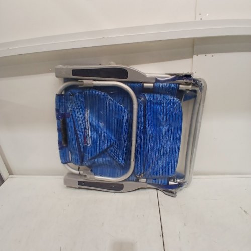 TOMMY BAHAMA BACKPACK BEACH CHAIR - BLUE STRIPES - (MODEL: I425460) image 3
