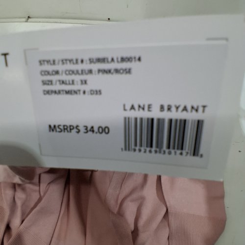 WOMEN'S LANE BRYANT PLUS SIZE OPEN FRONT CARDIGAN - 3X - PINK image 2