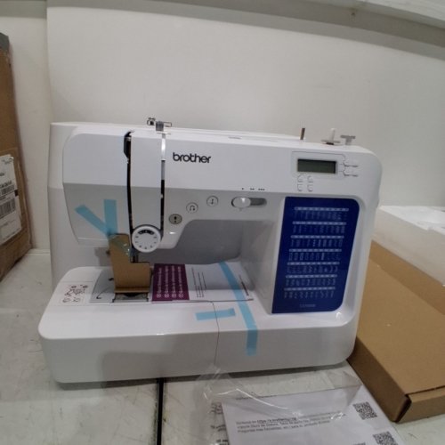 BROTHER COMPUTERIZED SEWING AND QUILTING MACHINE, 70 BUILT-IN STITCHES, LCD DISPLAY, WIDE TABLE, 10 INCLUDED FEET, WHITE (MODEL: CS7000X) image 4