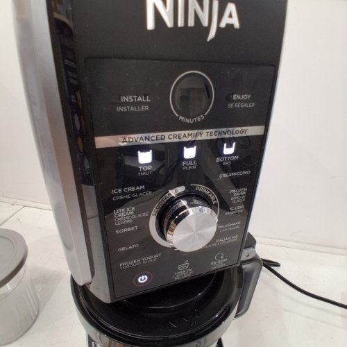 NINJA CREAMI DELUXE 11-IN-1 DIGITAL FROZEN TREAT MAKER - MAKES 24OZ PINTS - SILVER (MODEL: NC501C) image 2
