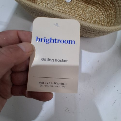 4PK BRIGHTROOM GIFTING BASKETS - 8" X 6" X 4" - NATURAL image 2