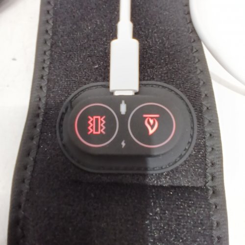 RED LIGHT THERAPY WRAP WITH VIB/PULSE FOR SHOULDER BACK LEG KNEE - BLACK image 2