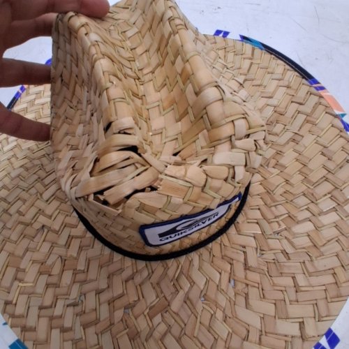QUIKSILVER OUTSIDER WOVEN SUN HAT - L/XL - TAN / MULTICOLOUR (STYLE: AQYHA04585) image 3