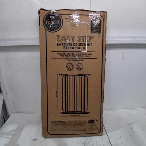REGALO EASY STEP WALK-THRU METAL SAFETY GATE - 36" X 29" - 36.5" - WHITE - (MODEL: 1166HDS) image 5