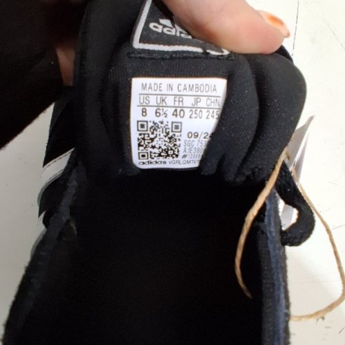 WOMEN'S ADIDAS RUN 60S 3.0 SHOES - 8 - BLACK/WHITE - (STYLE: JI4989/5633009) image 5