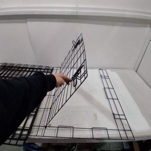8-PANEL HEAVY DUTY FOLDABLE IRON PET PLAYPEN - 24" X 30" (EACH PANEL) - BLACK image 3