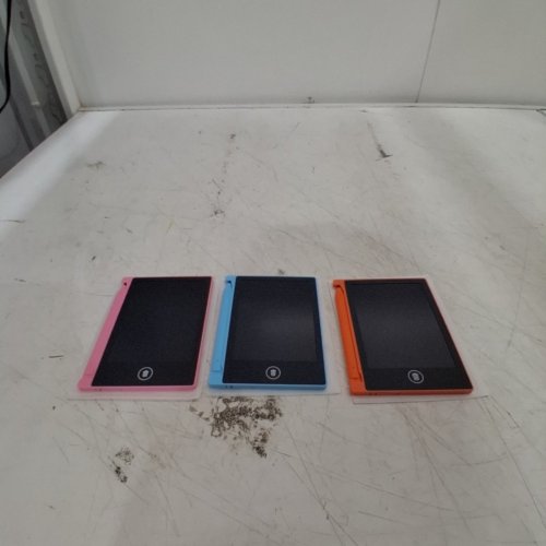 3PK MINI LCD WRITING TABLET BOARD WITH PEN - 5" - ASSORTED COLORS image 3