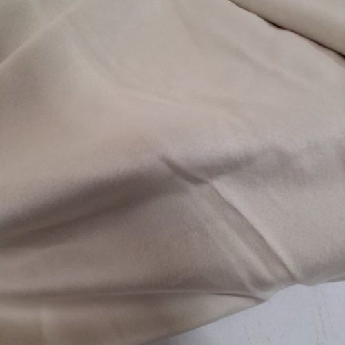 (1 PANEL) EXCLUSIVE FABRICS FURNISHINGS FAUX LINEN ROOM DARKENING CURTAINS POLE POCKET WITH HOOKBELT & BACK TABS - 50" X 108" - BEIGE (202211) image 4