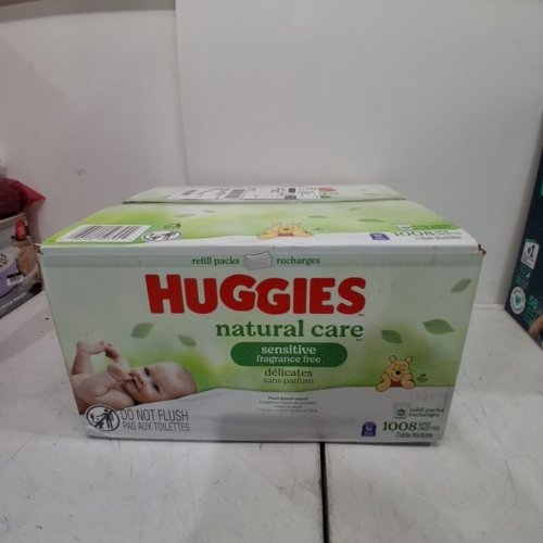 1008PK HUGGIES NATURAL CARE SENSITIVE SKIN BABY WIPES image 2