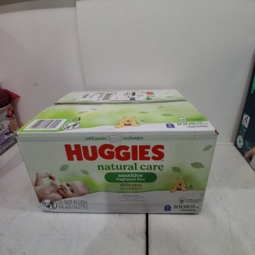 1008PK HUGGIES NATURAL CARE SENSITIVE SKIN BABY WIPES image 3