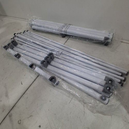 MAINSTAYS FOLDING DRYING RACK, FOLDS FOR EASY STORAGE - 29.5" X 14.6" X 41.34" - WHITE image 2
