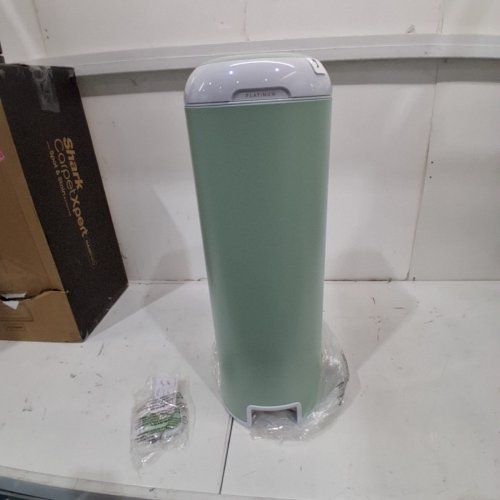 DIAPER GENIE PLATINUM STAINLESS STEEL DIAPER PAIL - 27" - GREY image 2
