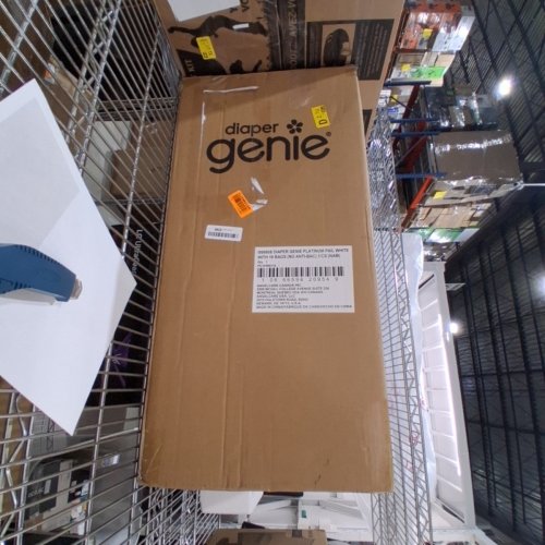 DIAPER GENIE PLATINUM STAINLESS STEEL DIAPER PAIL - 27" - GREY image 5