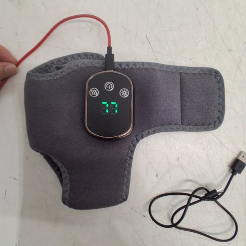 HEATED ANKLE BRACE WRAP - OSFM - GREY image 2