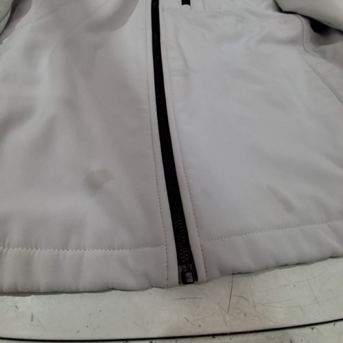 CALVIN KLEIN FULL-ZIP JACKET - MEDIUM - WHITE image 3