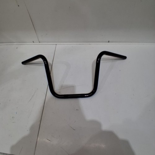 UNBRANDED 7/8" MINI APE HANGER HANDLE BARS, BLACK - 8" image 2