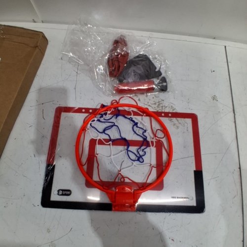 PANGJIFA INDOOR MINI BASKETBALL HOOP WITH BACKBOARD SET - MULTICOLOURED (MODEL : 04354530460312) image 2