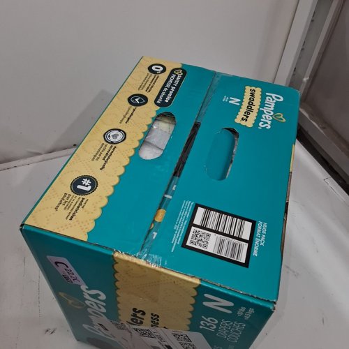 136PK PAMPERS SWADDLERS DIAPERS - NEWBORN SIZE image 2