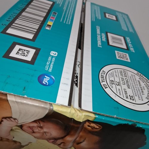 136PK PAMPERS SWADDLERS DIAPERS - NEWBORN SIZE image 5