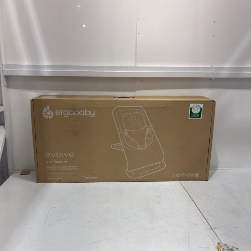 ERGOBABY EVOLVE 3-IN-1 ADJUSTABLE BOUNCER FOR NEWBORNS TO TODDLERS UP TO 20LBS - LIGHT GREY image 4