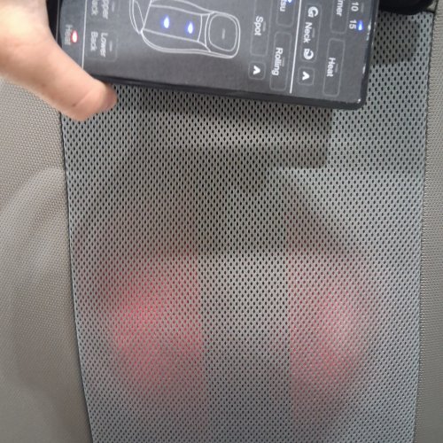 SNAILAX SHIATSU NECK & BACK MASSAGER MASSAGE CHAIR PAD WITH HEAT - SL-233 image 2