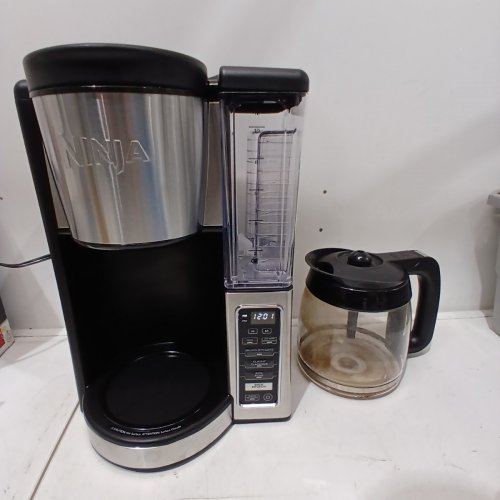 NINJA PROGRAMMABLE DRIP COFFEE MAKER - 12-CUP GLASS CARAFE - BLACK (MODEL: CE250C) image 5