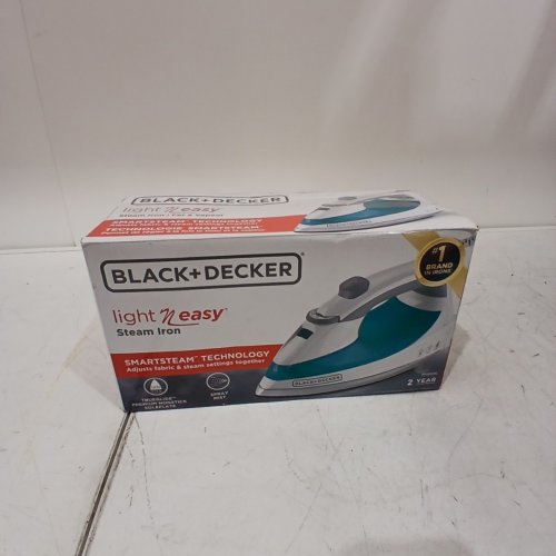 BLACK+DECKER LIGHT N EASY STEAM IRON WITH NONSTICK SOLEPLATE - 1200W - TEAL (MODEL: IR0820C) image 5