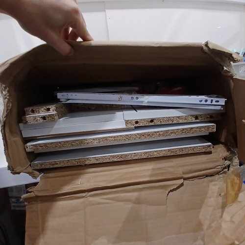 MAINSTAYS 3-DRAWER DRESSER - 80LB LIMIT , 27.7" X 15.7" X 30" - WHITE (MODEL: HS202006-64WTE) image 3