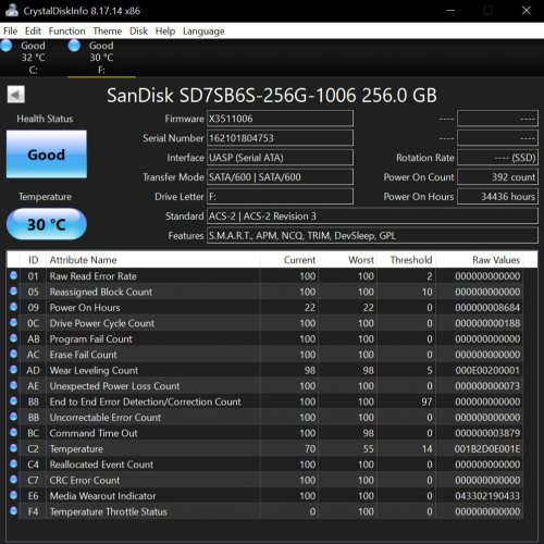 SANDISK X300 256GB 2.5" 7 MM SATA SSD (MODEL: SD7SB6S-256G-1012) image 5