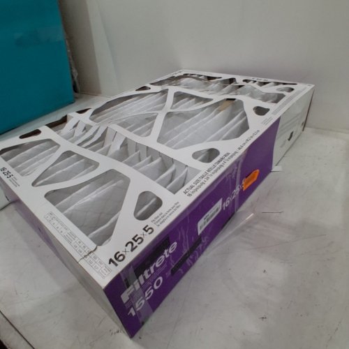 FILTRETE 16X25X5 MPR 1550 PLEATED AC FURNACE AIR FILTER, HEALTHY LIVING ALLERGEN REDUCTION, image 3