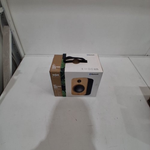 HOUSE OF MARLEY GET TOGETHER SOLO PORTABLE BLUETOOTH BAMBOO PAIRABLE SPEAKER - 15W BASS RATING AND 5W - NATURAL WOOD (MODEL:EM-JA119-SB) image 5