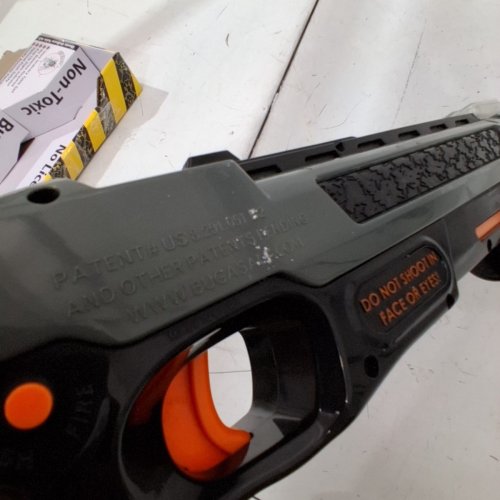 BUG-A-SALT 3.0 UPGRADED BUG SWATTER SALT GUN - GREY/BLACK AND ORANGE image 3