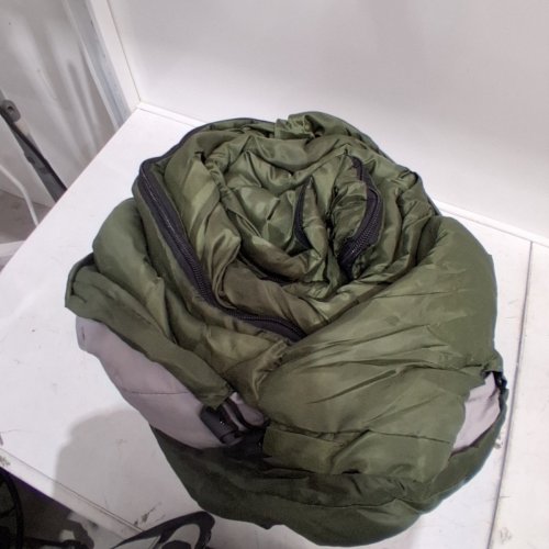 BLACKPONGO ALL SEASON CAMPING HIKING DOUBLE SLEEPING BAG FOR 2 PERSONS - QUEEN - GREEN image 2