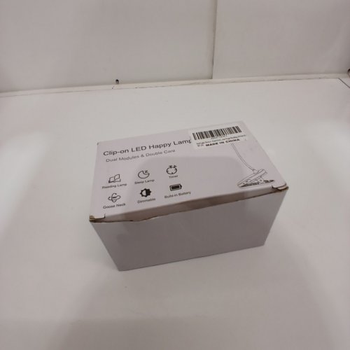 RECHARGEABLE CLIP-ON LED RED LIGHT LAMP - WHITE image 2