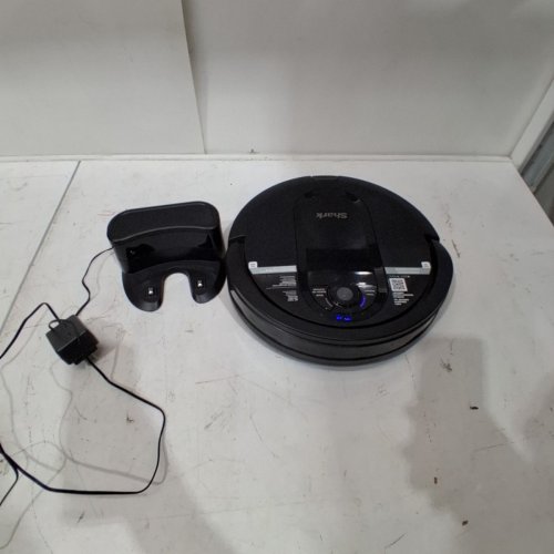 SHARK EZ ROBOT VACUUM WITH ROW-BY-ROW CLEANING FOR CARPETS & HARD FLOORS WITH WI-FI/SMART APP FUNCTION - BLACK (MODEL: RV990CA) image 3