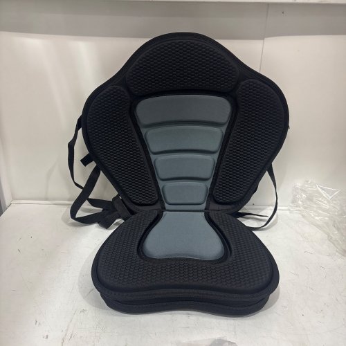 VEVOR UNIVERSAL PADDED KAYAK SEAT - BLACK/GREY image 2